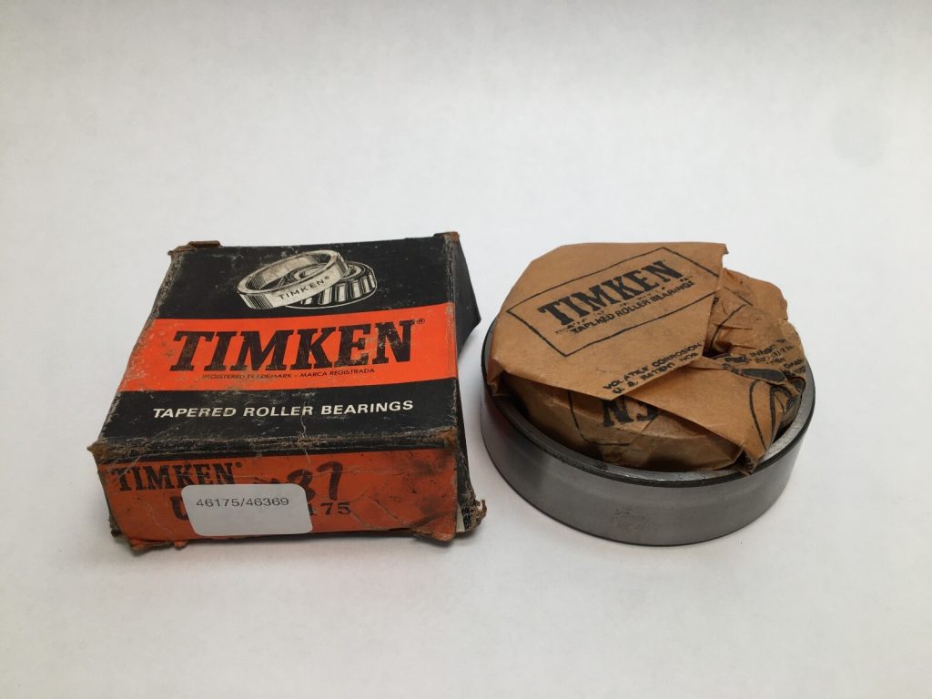 Tapered Roller Bearing (Set) - 1.7500 in Bore, 3.6875 in Cup Outer Diameter, 1.0313 in Cup Width, 1.2500 in Cone Width, class 2, Case-Carburized Steel.