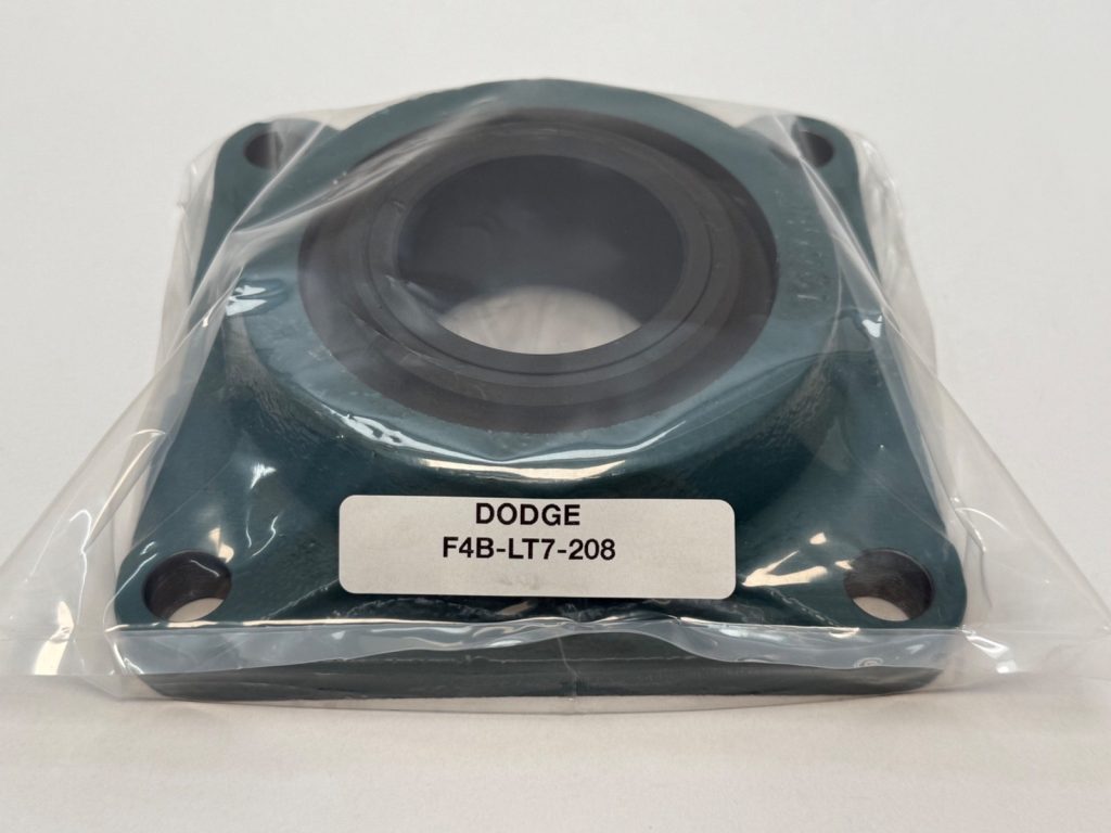 Flange Mount Bearing - 4 Bolt, 2-1/2 in Bore, Cast Iron Housing, Light Duty.