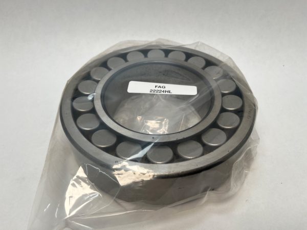 FAG 22224HL spherical roller bearing, open type, wrapped in plastic with label visible