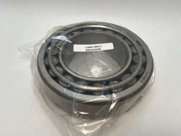 Link-Belt DE22224K spherical roller bearing in plastic packaging with label