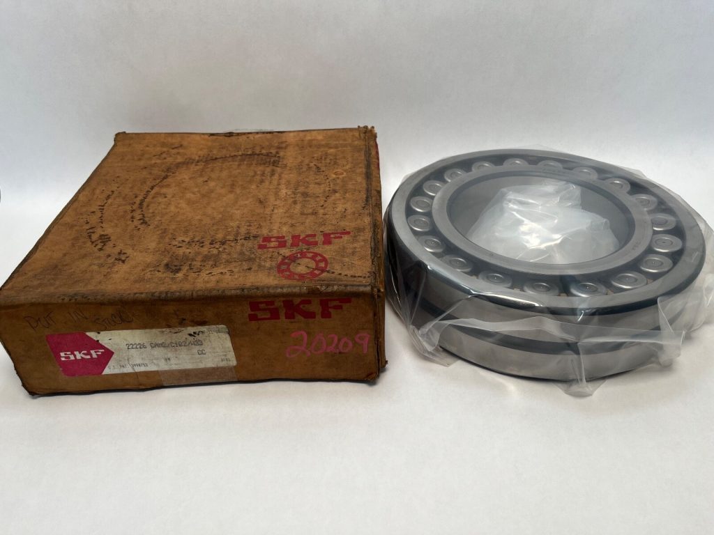 Spherical Roller Bearing - Straight Bore, 130 mm ID, 230 mm OD, 64 mm Width, Open, Machined Brass Cage.