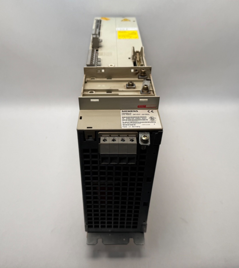 SIMODRIVE 611 Unregulated Infeed (Line Supply) Module, 10 kW Continuous / 25 kW Peak, 100 mm Width, Internal or External Cooling