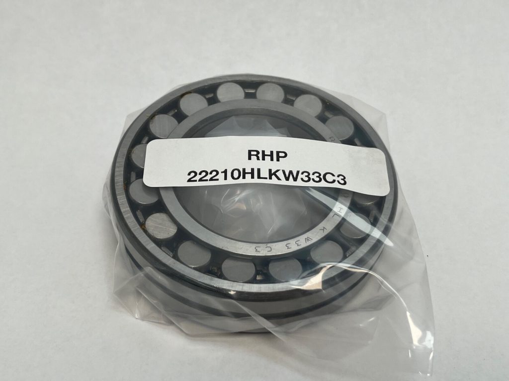 RHP 22210HLKW33C3 Spherical Roller Bearing. 50mm ID (Tapered) 90mm OD 23mm Width. C3 Clearance. Tapered Bore (K) for adapter sleeve H310.