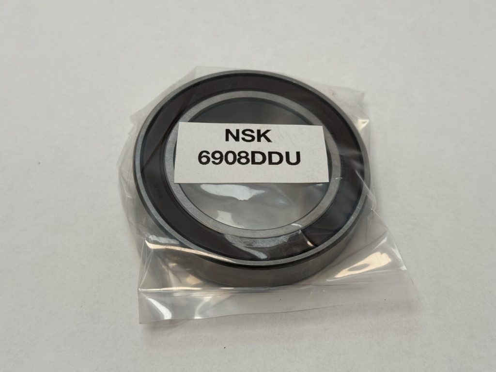 Deep Groove Ball Bearing - Straight Bore, 40 mm ID, 62 mm OD, 12 mm Width, Double Rubber Seal, Without Snap Ring.