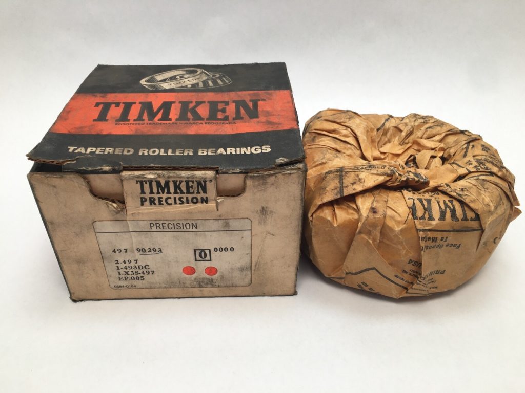 Timken 497-90293 Double Taper Bearing Cone & Cup 3-3/8" ID 5-3/8" OD 493DC USA