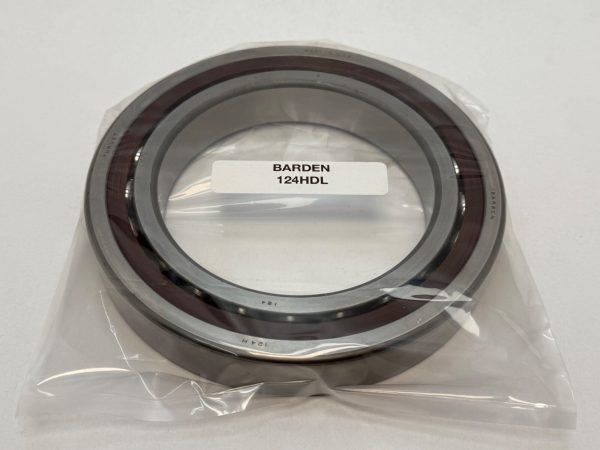 Barden 124HDL angular contact ball bearing in plastic packaging with label