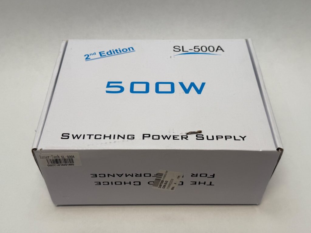 Inter-Tech SL-500A Power Supply 500W ATX PSU