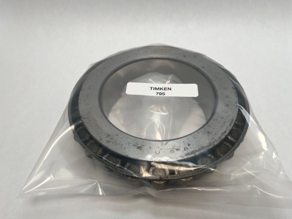 Tapered Roller Bearing Cone - 4.7500 in Bore, 1.8750 in Cone Width, class 2, Case-Hardened Steel.