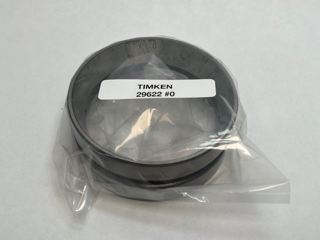 Tapered Roller Bearing Cup - 4.2500 in Cup Outer Diameter, 0.7500 in Cup Width, class 0, Case-Hardened Steel.