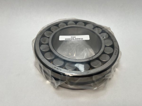 FAG 22224HLASW33 spherical roller bearing, open design, shrink-wrapped with manufacturer label visible