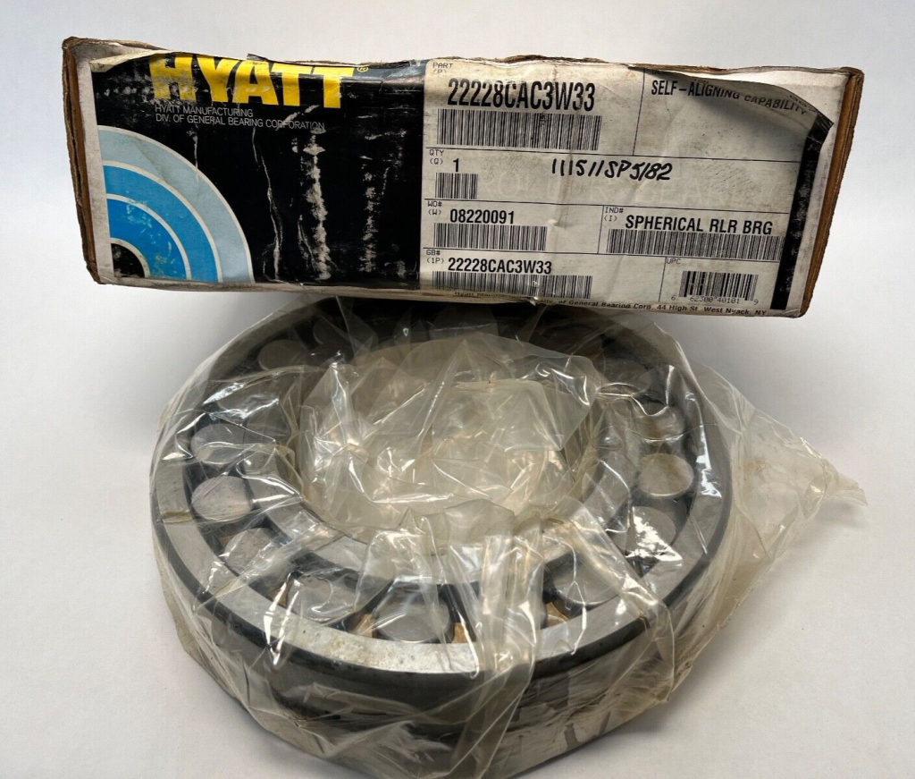 Spherical Roller Bearing - Straight Bore, 140 mm ID, 250 mm OD, 68 mm Width, Open, C3 Internal Clearance.