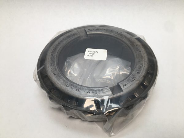 Timken 780W taper bearing cone, 4" ID, wrapped in plastic with label marked TIMKEN 780W NOS