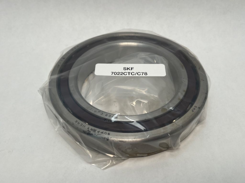 Angular Contact Ball Bearing - Straight Bore, 110 mm ID, 170 mm OD, 28 mm Width, Open, 15° Contact Angle.