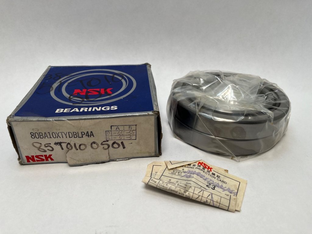NSK 80BA10XTYDBLP4A Bearing 80x125x20 mm 80BA10X TY DBL P4A Japan 2 Pcs