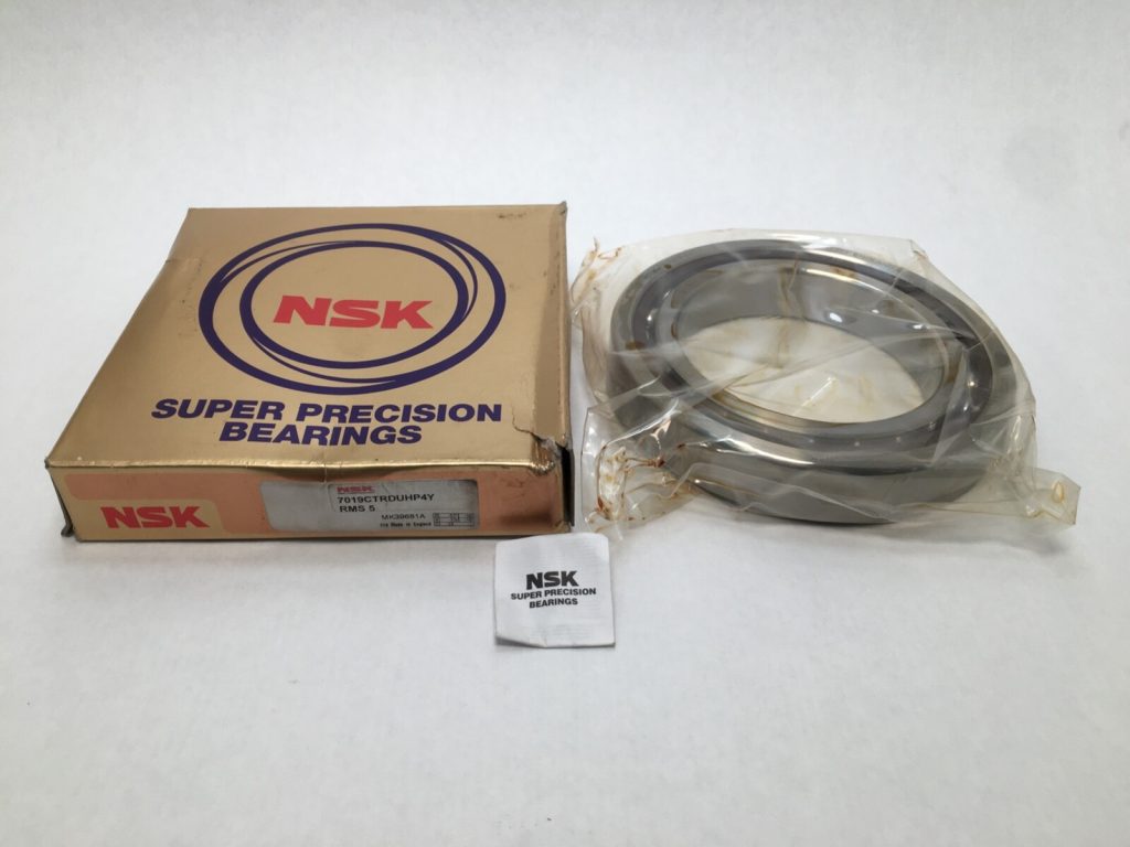 Angular Contact Ball Bearing - Straight Bore, 95 mm ID, 145 mm OD, 24 mm Width, Open, 15° Contact Angle, Heavy Preload.