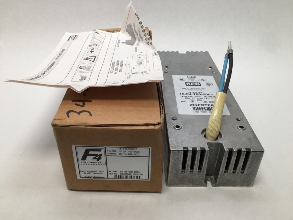 KEB 10E4T600001 HF-Filter Inverter 10.E4.T60-0001 D-32677 DOF4T880001 Germany