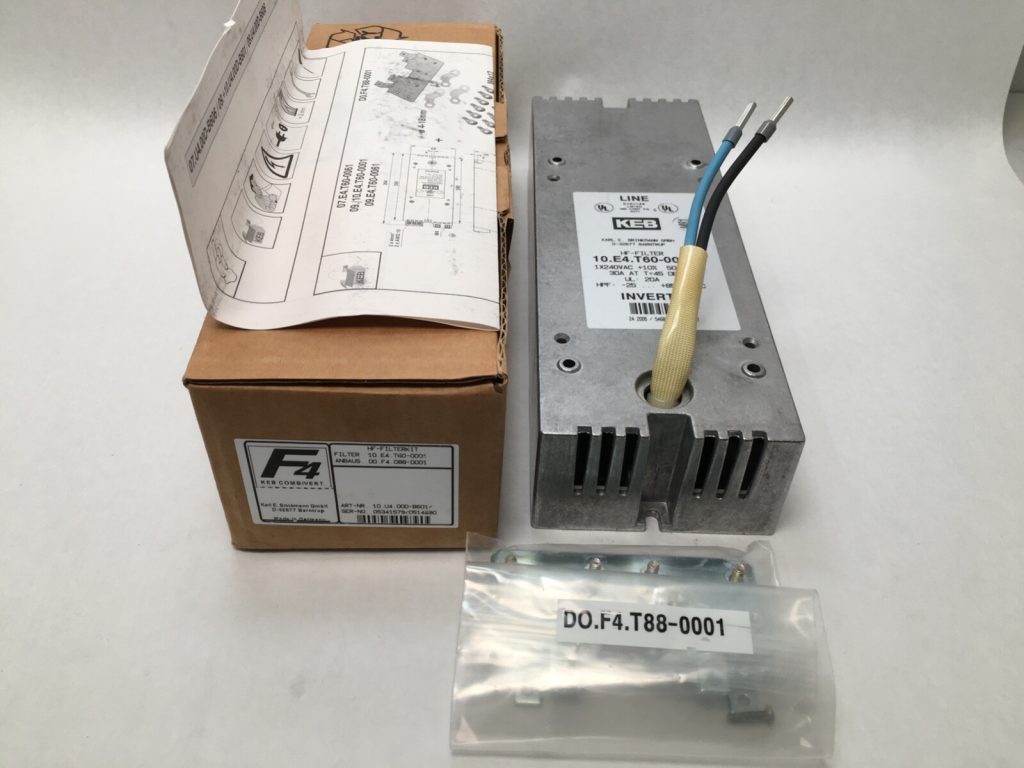 KEB 10E4T600001 HF Filter Inverter 10.E4.T60-0001 D-32677 DOF4T880001 Germany