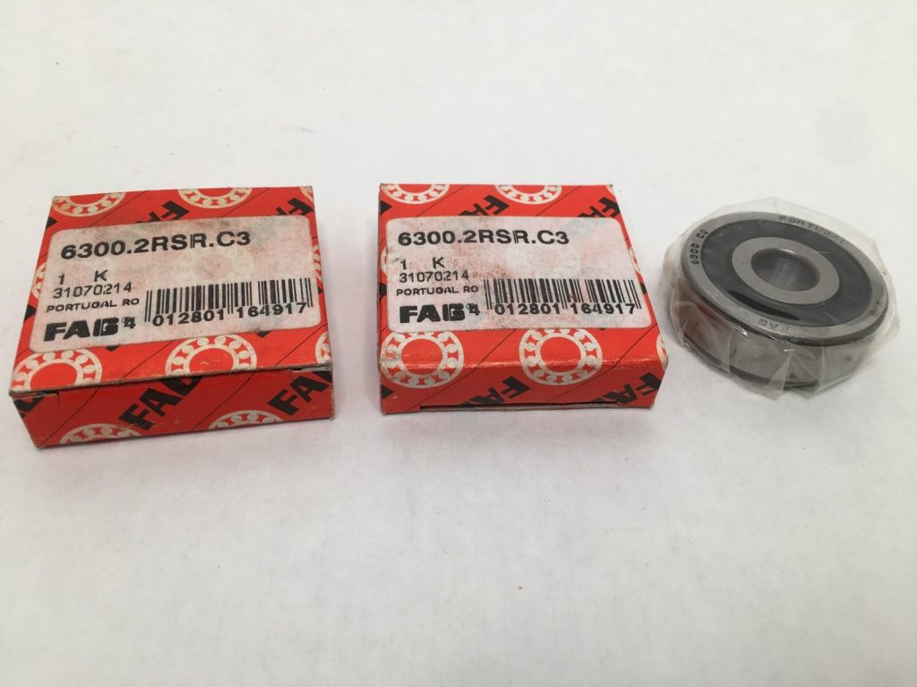 Ball Bearing - Straight Bore, 10 mm ID, 35 mm OD, 11 mm Width, Double Rubber Seal, Without Snap Ring 2 pcs