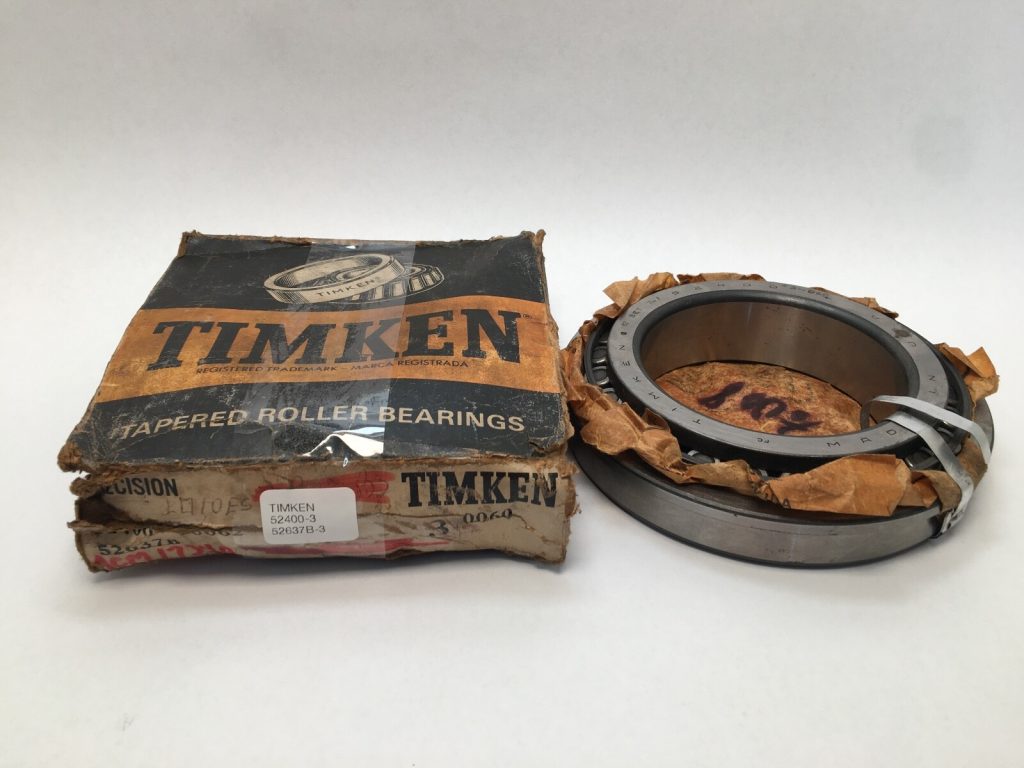 Timken 52400-3/52637B-3 Flange Taper Roller Bearing Cone&Cup 4" ID 6-3/8" OD USA