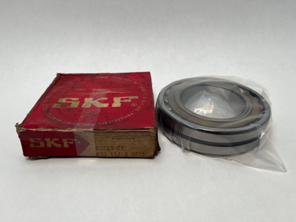 Double-Row Spherical Roller Bearing, 75 x 130 x 31 mm, Straight Bore, Pressed Brass Window Cage, W33 Lubrication, Normal Clearance