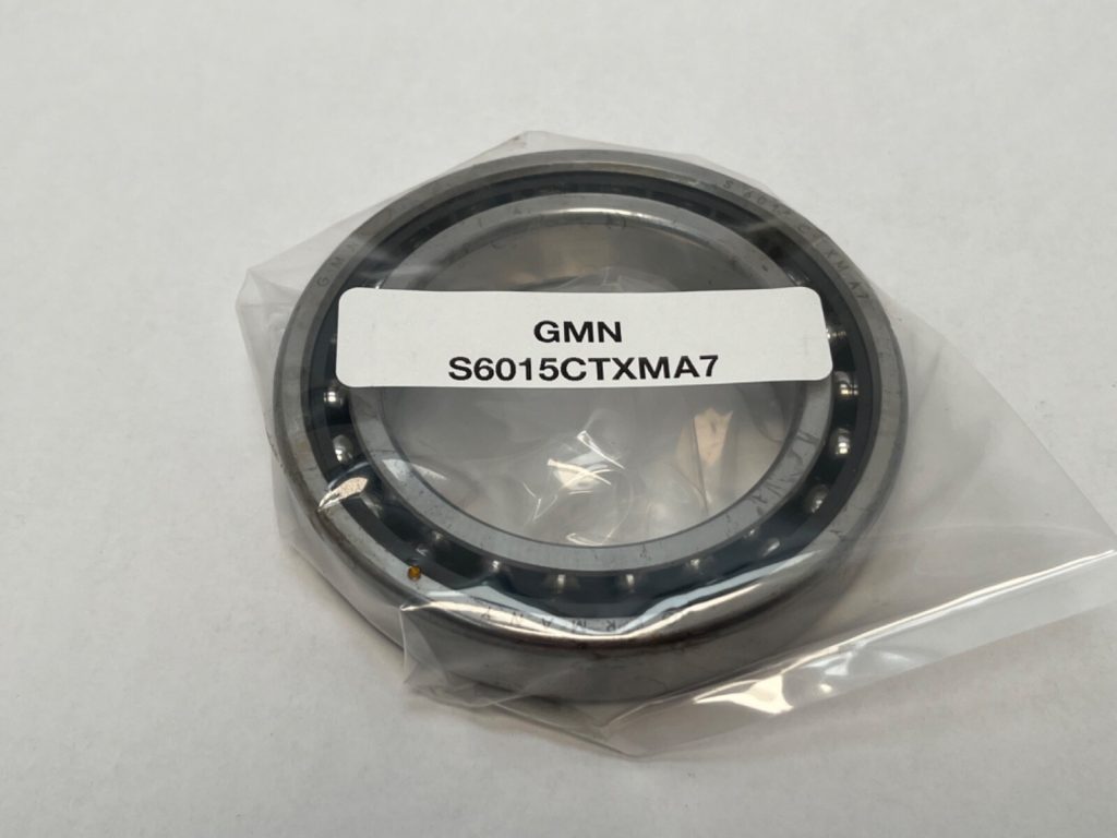 Angular Contact Ball Bearing - 65 mm ID, 100 mm OD, 18 mm Width, Open, 15°, PEEK Cage to 250°C, ABEC 7