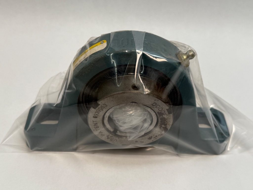 Two-Bolt Pillow Block Ball Bearing Unit, 1-1/4 in Shaft, Cast Iron, Grip Tight Adapter Mount, Self-Aligning, 1 Pc