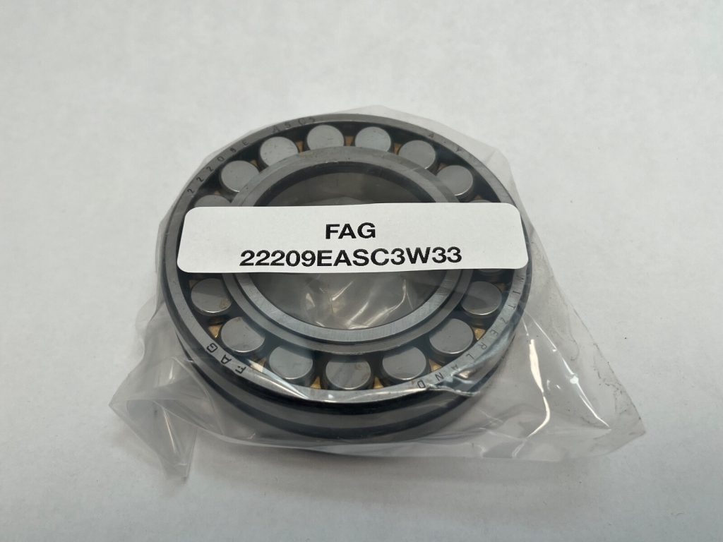 Double-Row Spherical Roller Bearing 45 x 85 x 23 mm, Straight Bore, Brass Cage, C3 Clearance, W33 Lubrication Groove, 1 Pc