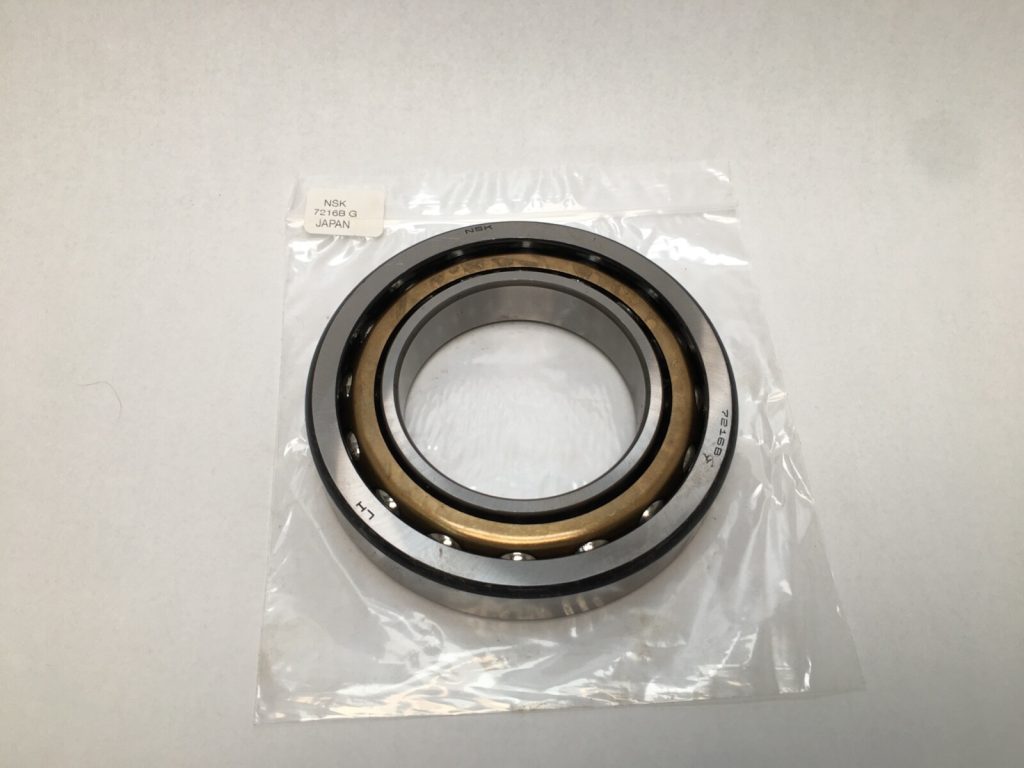 Single-Row Angular Contact Ball Bearing - 80 mm ID, 140 mm OD, 26 mm Width, Open, 40° Contact Angle, Universal Matching