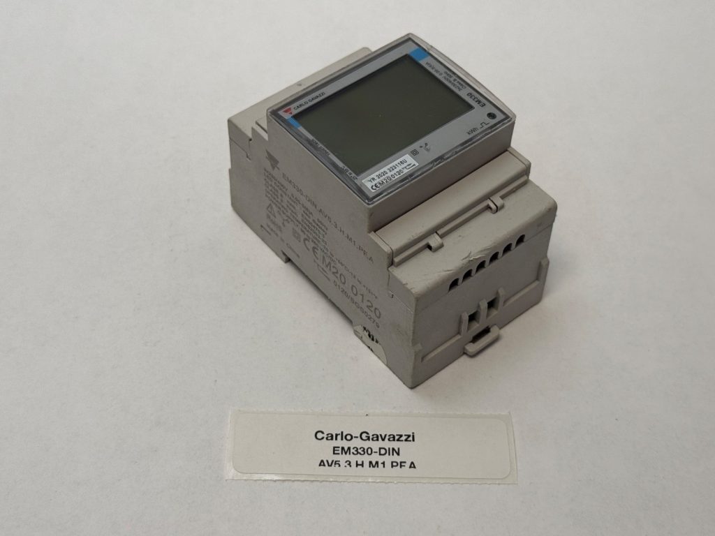 Three-Phase DIN-Rail Energy Meter, 400-480 V L-L, 5(6) A CT Input, 100-240 V AC/DC Aux Supply, M-Bus, MID Class B