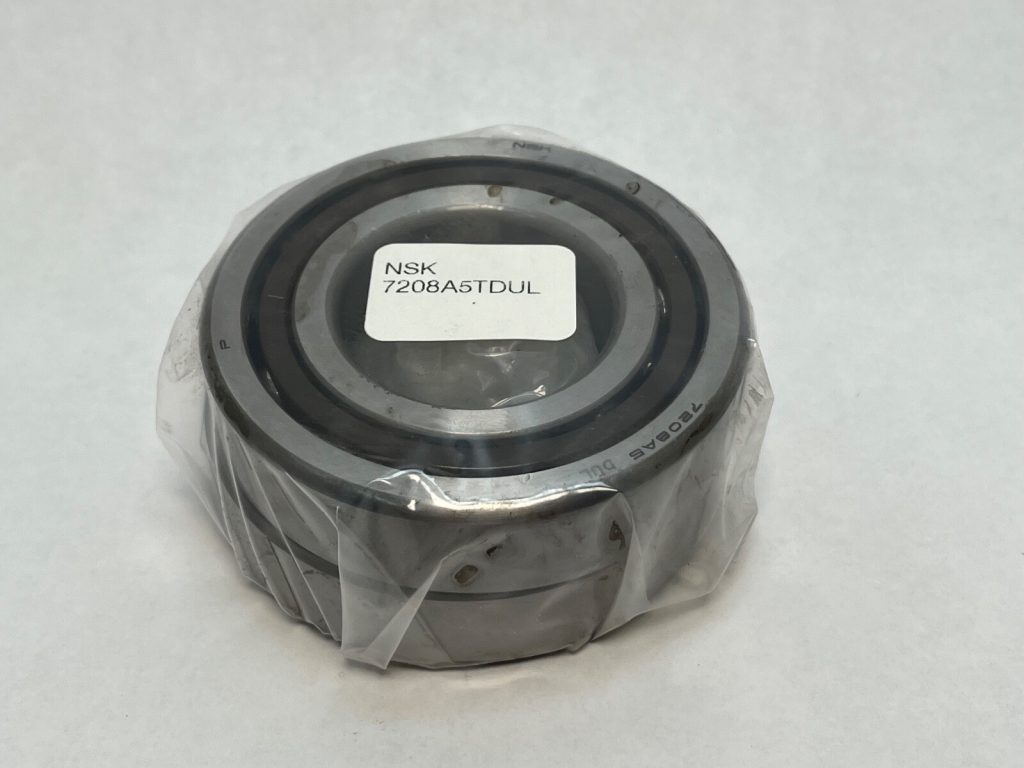 Super Precision Angular Contact Ball Bearing 40x80x18 mm, 25 Degree Contact Angle, Polyamide Cage, Duplex Universally Ground Light Preload