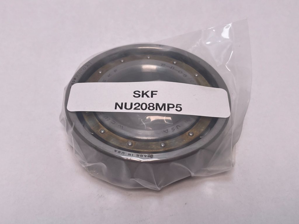 Single-Row Cylindrical Roller Bearing, 40 x 80 x 18 mm, Non-Locating N Design, Brass Cage, P5