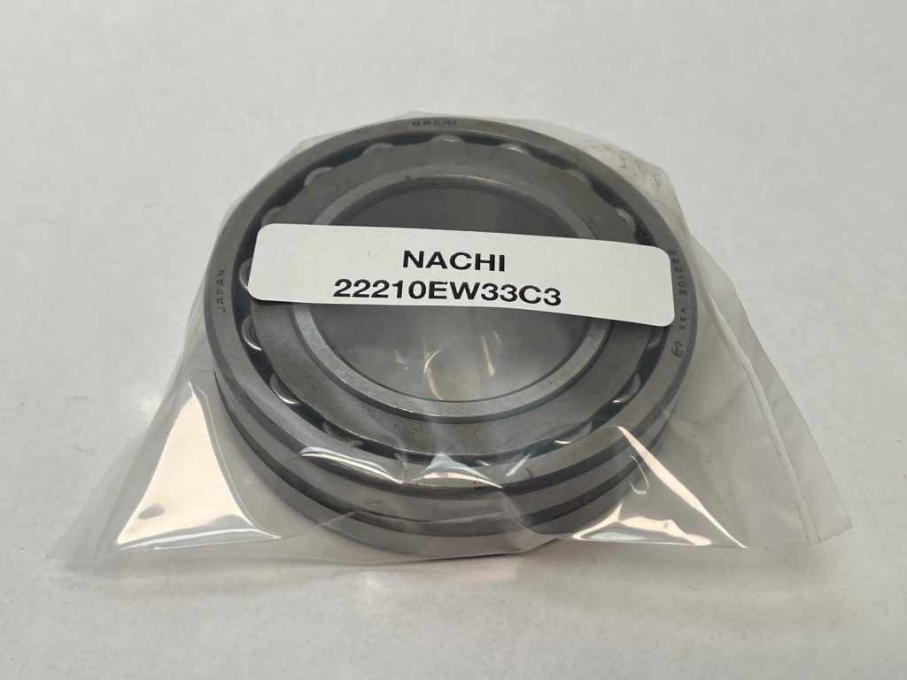 Double-Row Spherical Roller Bearing 50 x 90 x 23 mm, Straight Bore, W33 Lubrication Groove, C3 Clearance, 1 Pc
