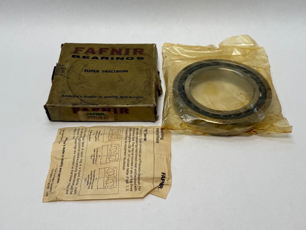 Super Precision Angular Contact Ball Bearing 80 x 125 x 22 mm, 15° Contact Angle, ABEC 7/9, Universally Flush Ground Single