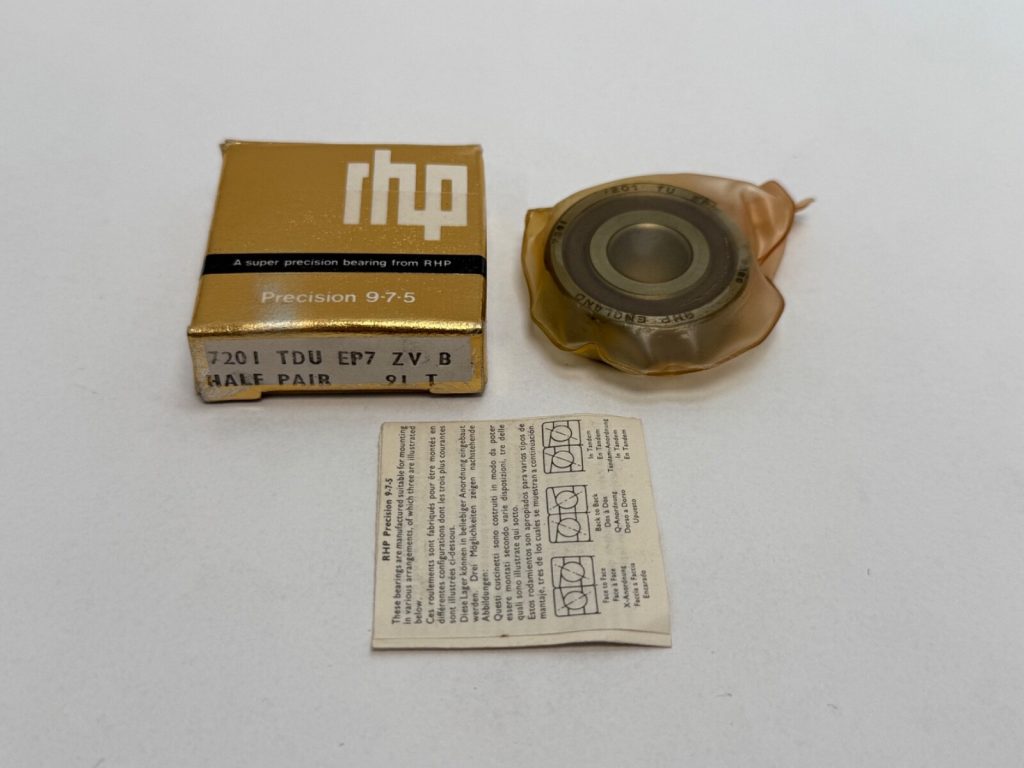 Super Precision Angular Contact Ball Bearing – 12 mm ID, 32 mm OD, 10 mm Width, P4 / ABEC 7, Laminated Phenolic Cage, Light Preload, Universally Matchable