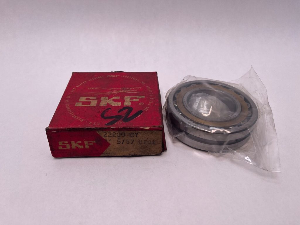 Double-Row Spherical Roller Bearing 45 x 85 x 23 mm, Straight Bore, Pressed Brass Cage, W33 Lubrication Groove
