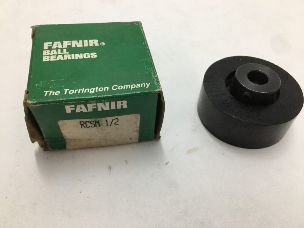 Cylindrical Cartridge Block Ball Bearing Unit, 1/2 in Bore, 2.531 in Cartridge OD, Eccentric Locking Collar