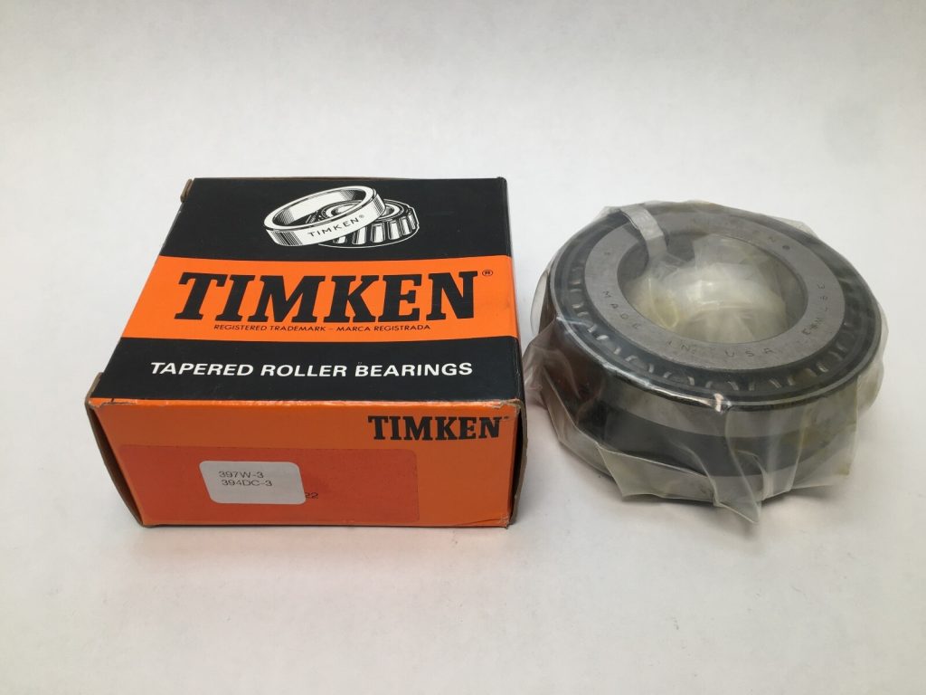 Tapered Roller Bearing Cone and Double Cup - 2.3622 in Bore, 4.3307 in Cup OD, 1.8125 in Cup Width, 0.8660 in Cone Width, Class 3, Case-Hardened Steel