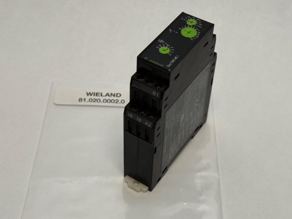 Multifunction Timer Relay, 8 Functions, 0.1 s to 1200 h, 1 Changeover Contact, 24-240 V AC/DC, 22.5 mm DIN Rail