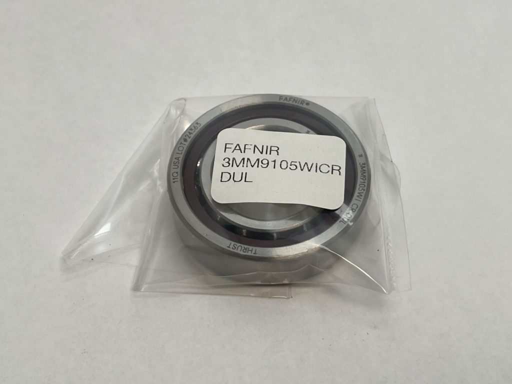 Super-Precision Angular Contact Ball Bearing 25 x 47 x 12 mm, 25 Degree Contact Angle, P4S, Phenolic Cage, Universally Ground Duplex Pair, Light Preload, 2 Pcs