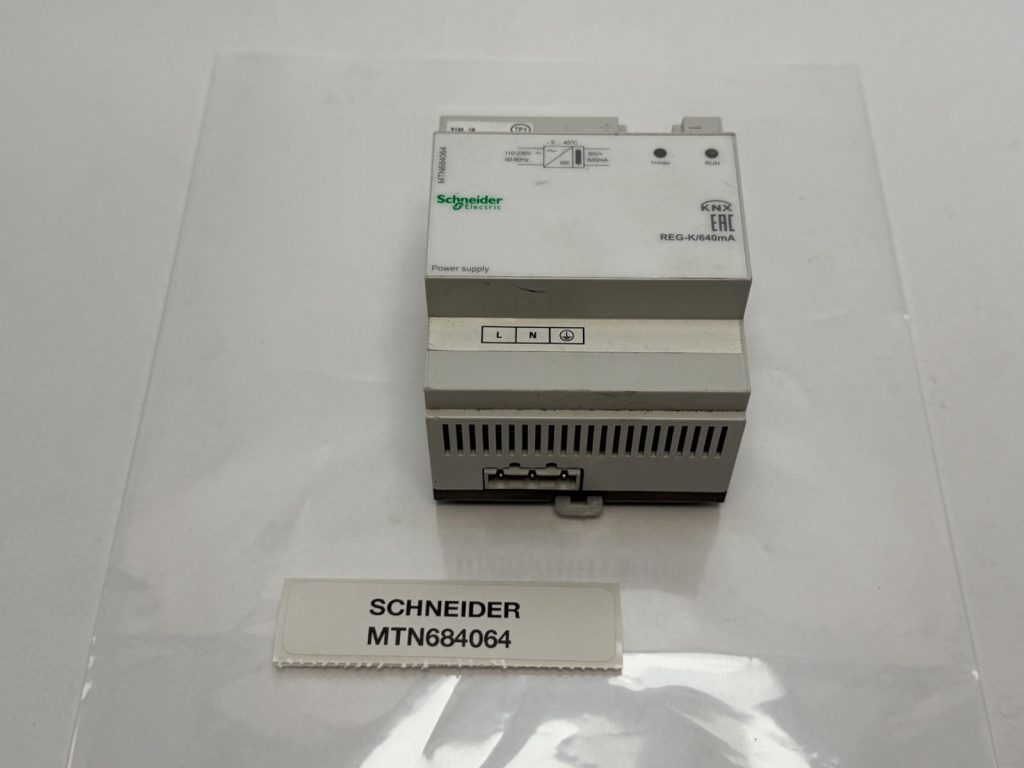 KNX Bus Power Supply, 30 V / 640 mA, Integrated Choke, Up to 64 Bus Devices, 4-Module DIN Rail, 110-230 V AC