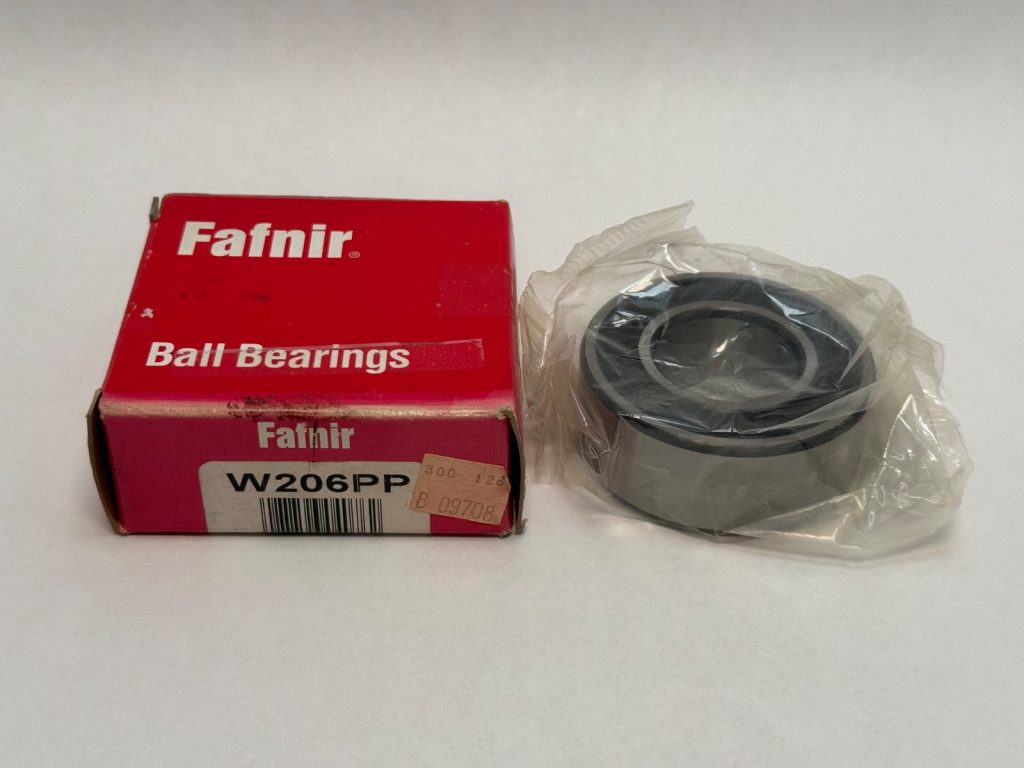 Fafnir W206PP Bearing Rubber Sealed 30mmx62mmx15/16" mm W-206-PP