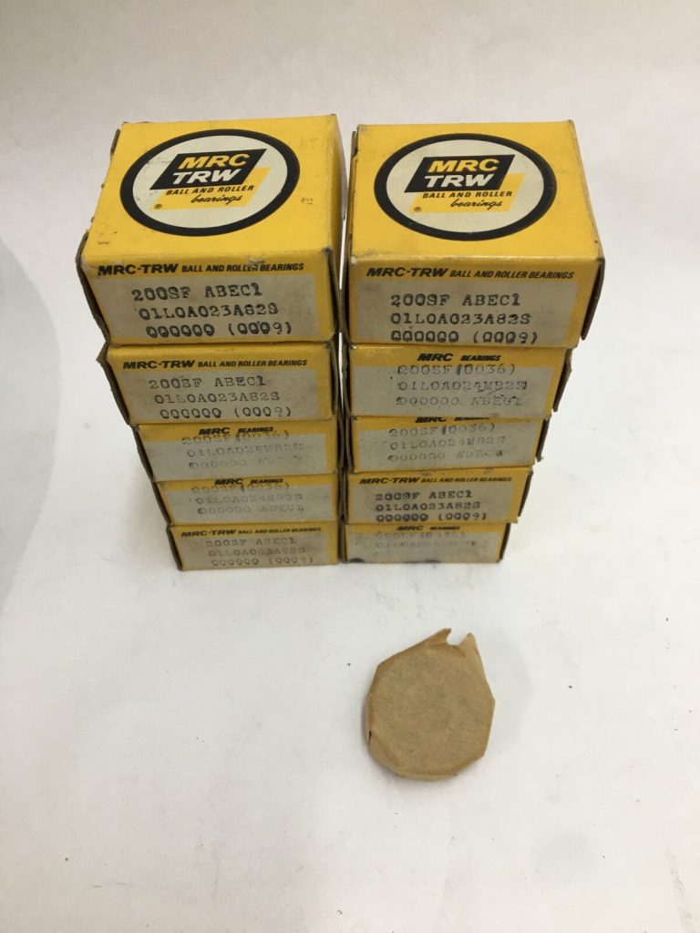 Deep Groove Ball Bearing - Straight Bore, 10mm ID, 30mm OD, 9mm Width, Single Shield with Felt Seal, Normal Internal Clearance 10 pcs