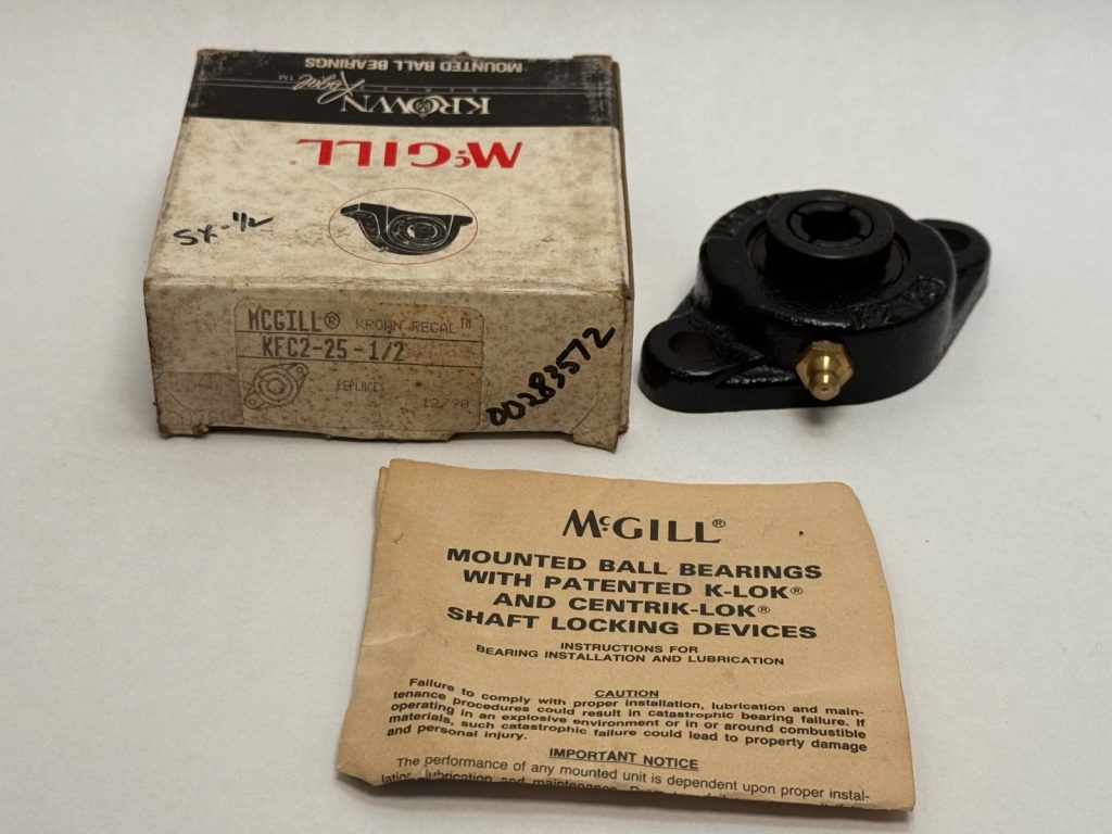McGill KFC2-25-1/2 Flange Mount Bearing 1/2" KFC225-1/2 2-Bolt