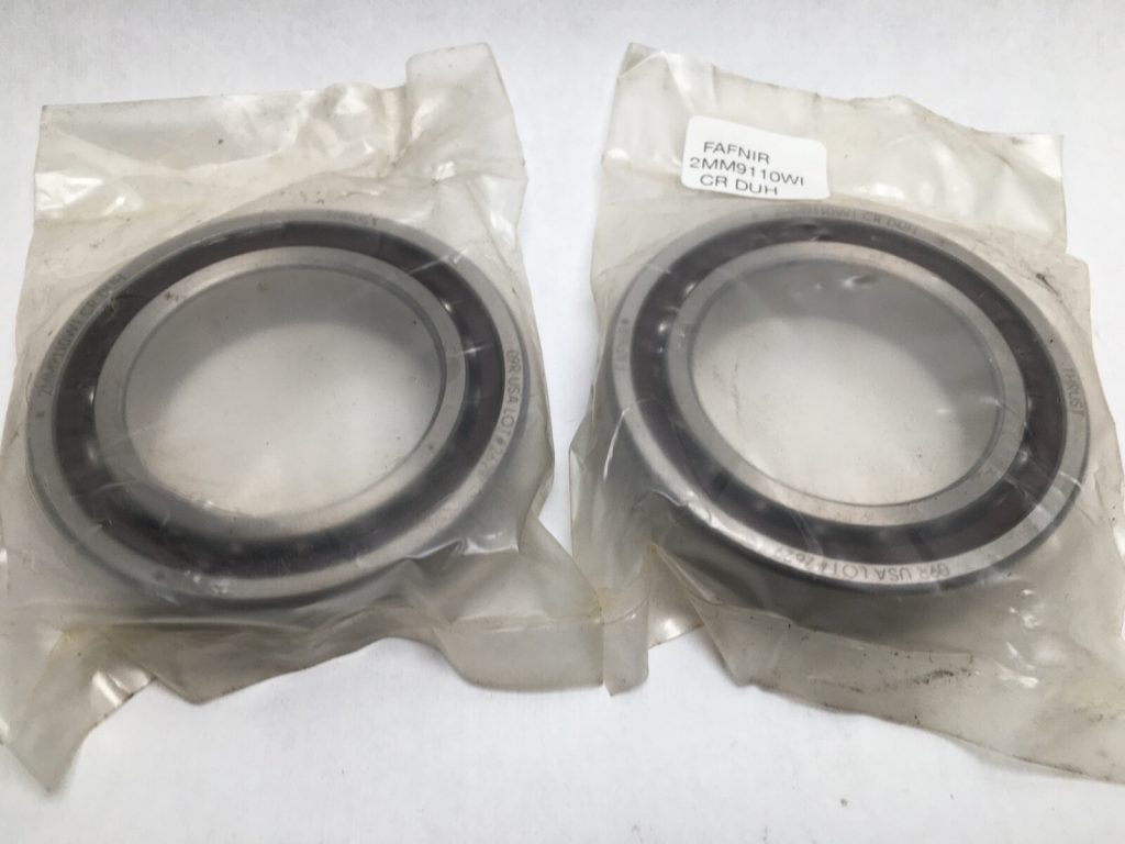 Super-Precision Angular Contact Ball Bearing - 50 mm Bore, 80 mm OD, 16 mm Width, 15° Contact Angle, Open, Phenolic Machined Cage, Heavy Preload, Duplex Ground
