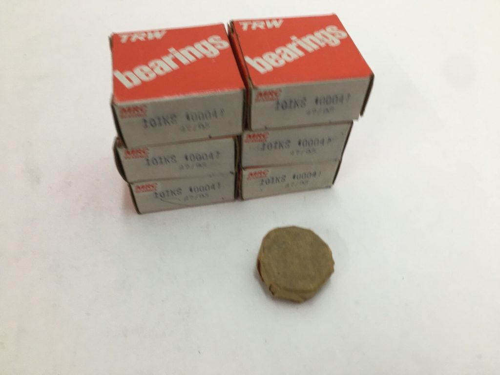 Deep Groove Ball Bearing 12x28x8 mm, Open Both Faces, 6001 Envelope, Set of 6 Pcs