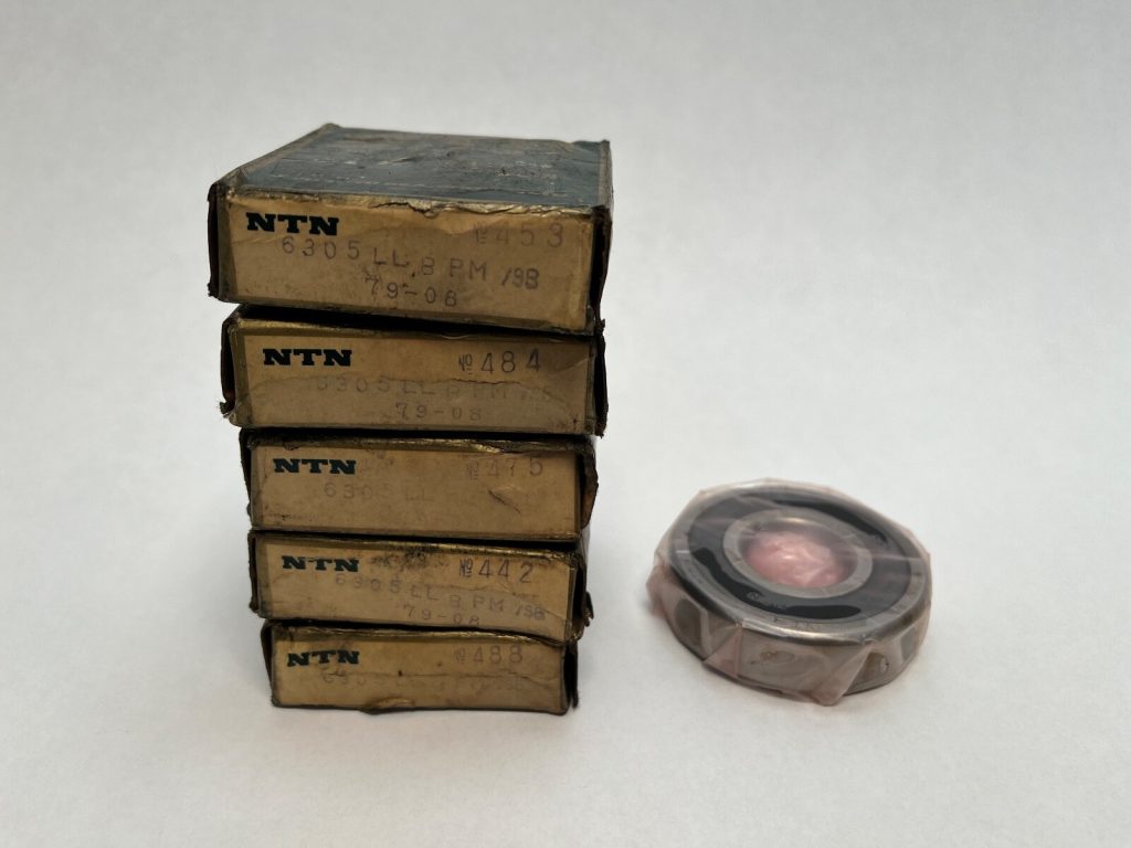 Deep Groove Ball Bearing, 25 x 62 x 17 mm, Non-Contact Rubber Seals Both Sides, CN Clearance, 5 Pcs