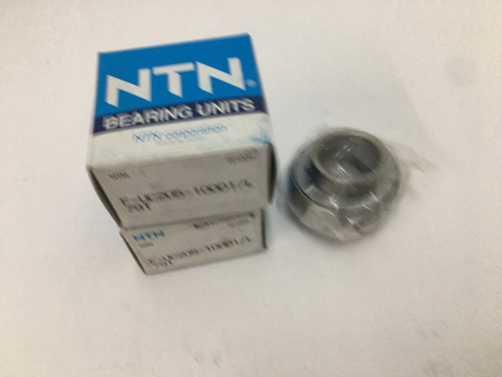 Insert Ball Bearing, 1 in Bore, Spherical Outer Ring, Set Screw Locking, Lip Seals, 2 Pcs
