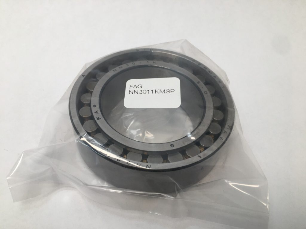 Double-Row Cylindrical Roller Bearing 55 x 90 x 26 mm, 1:12 Tapered Bore, Machined Brass Cage, Lube Groove and Three Holes, Super-Precision SP