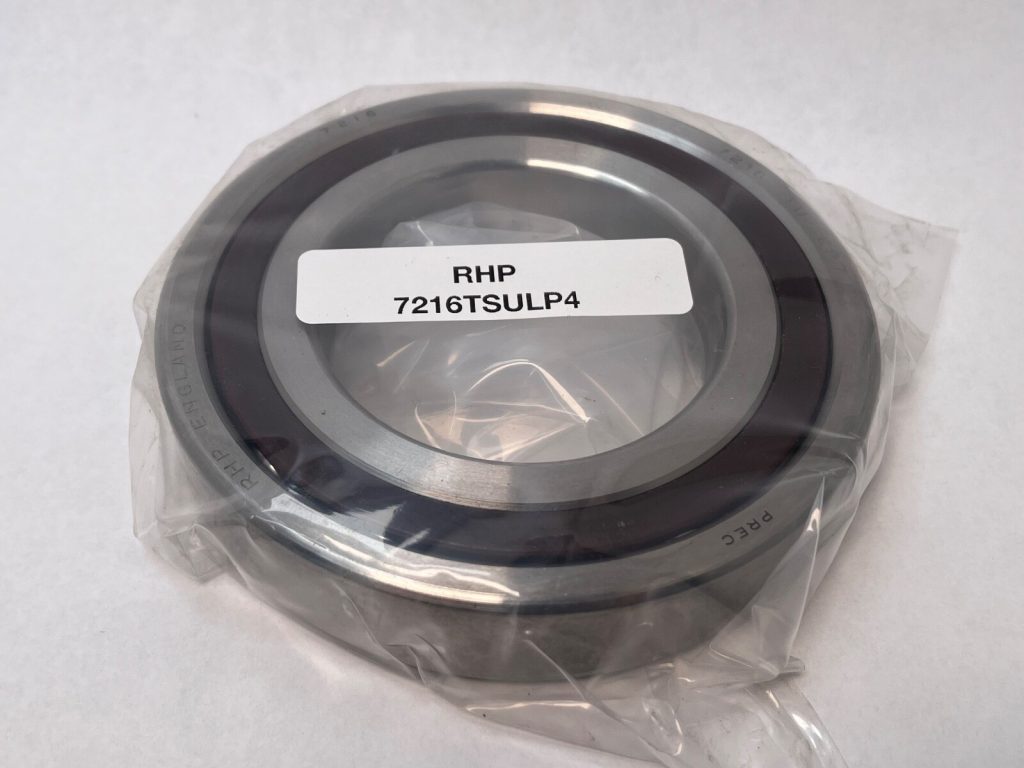 Super-Precision Angular Contact Ball Bearing, 80 x 140 x 26 mm, ABEC 7 / P4, Phenolic Cage, Universally Ground Single, Light Preload