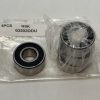 Wide Cartridge Deep Groove Ball Bearings 17 x 40 x 11/16 in, Contact Rubber Seals Both Sides, 4 Pcs